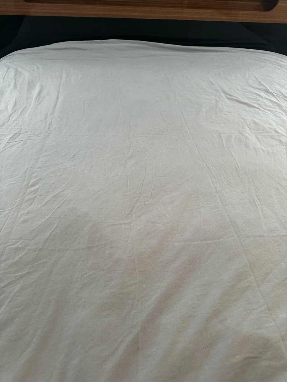 H&M Light Gray Cotton King Size Duvet Cover